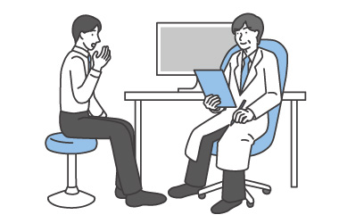 定期健診受診の様子