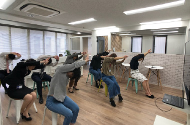 ASANOフィットネスの様子