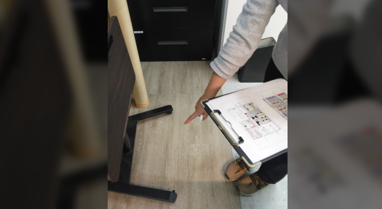 危険マップ作成の様子